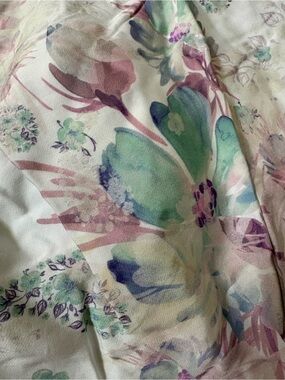New Queen set: Soft Surroundings blissful bamboo printed watercolor print.